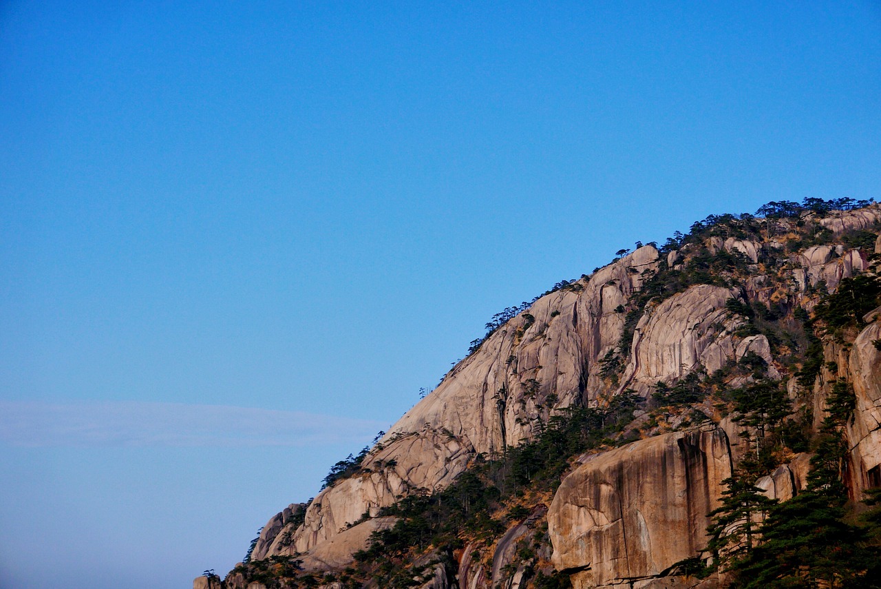mountain cliff rock formation free photo