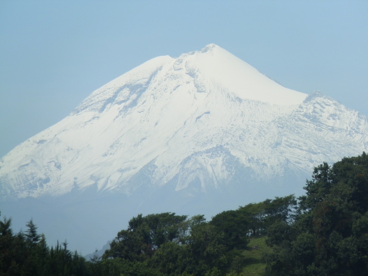 mountain snow pico de orizaba free photo