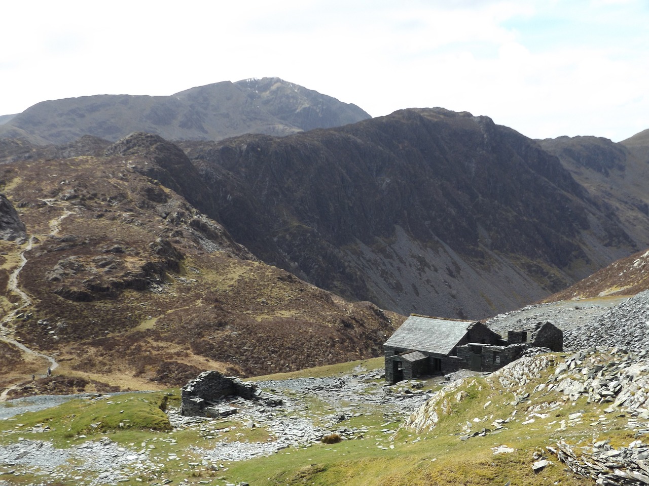 mountain hut nature free photo