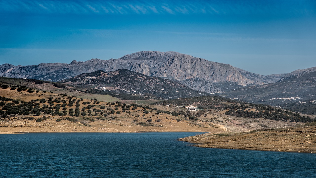 mountain clouds blue free photo