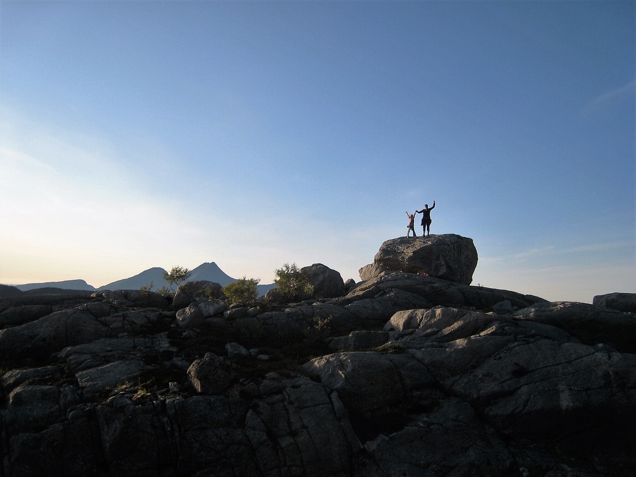 mountain happy landscape free photo