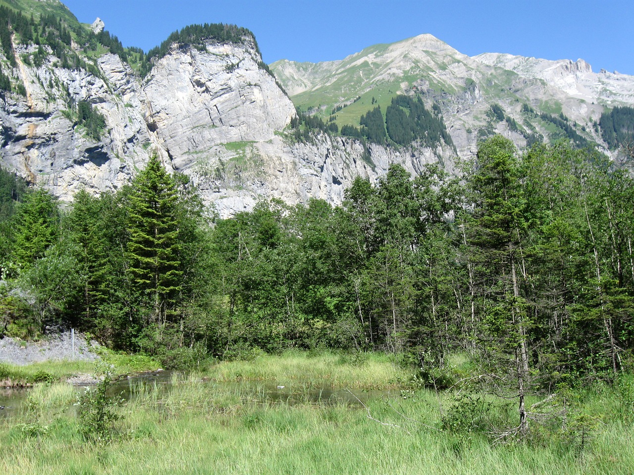 mountain alps landscape free photo