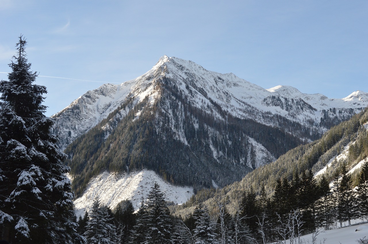 mountain snow alpine free photo