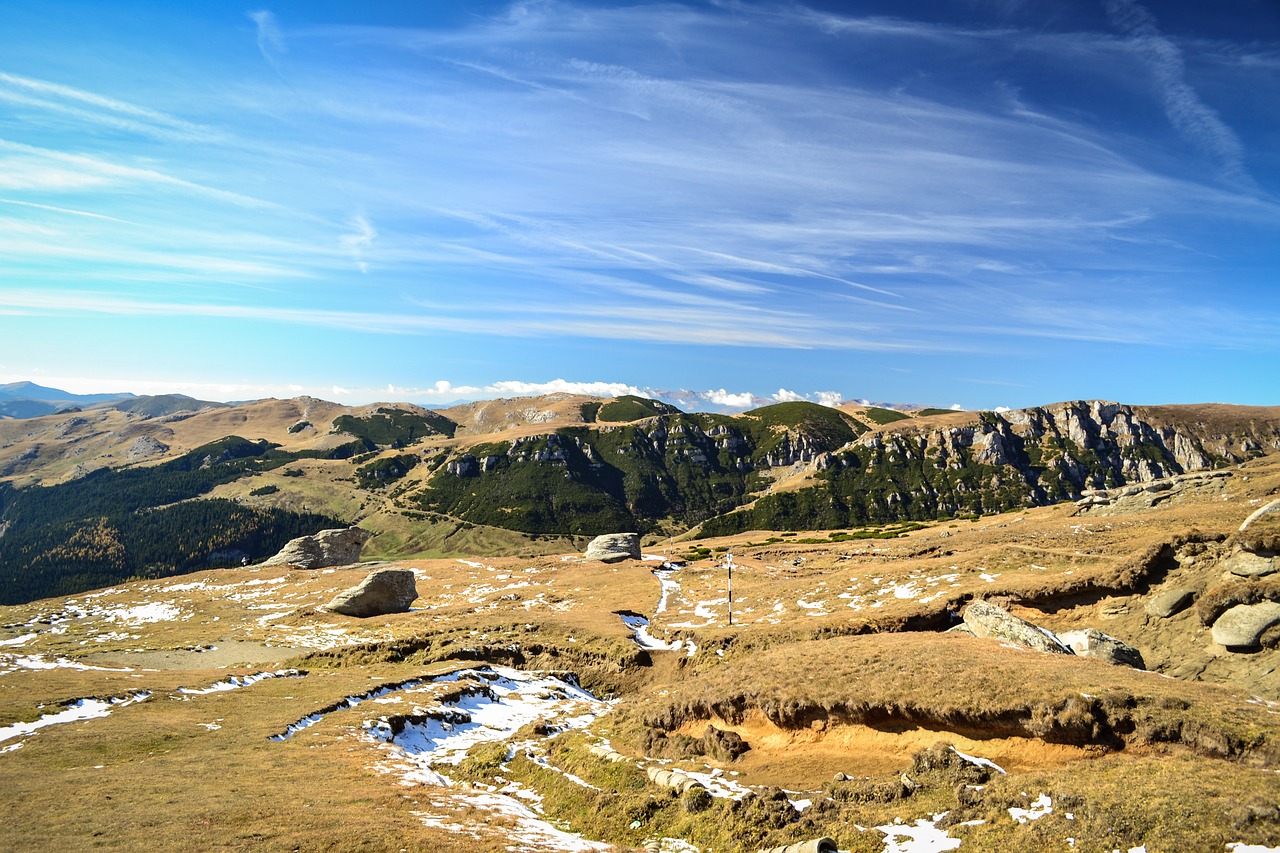 mountain landscape romania free photo