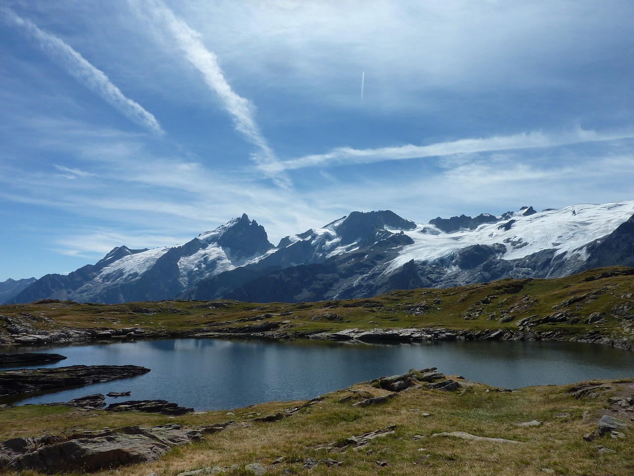 mountain emparis lake free photo