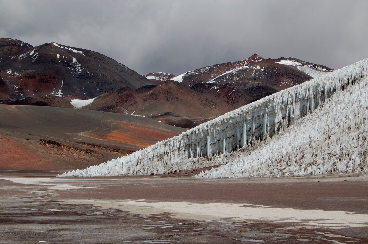 mountain glacier ice free photo