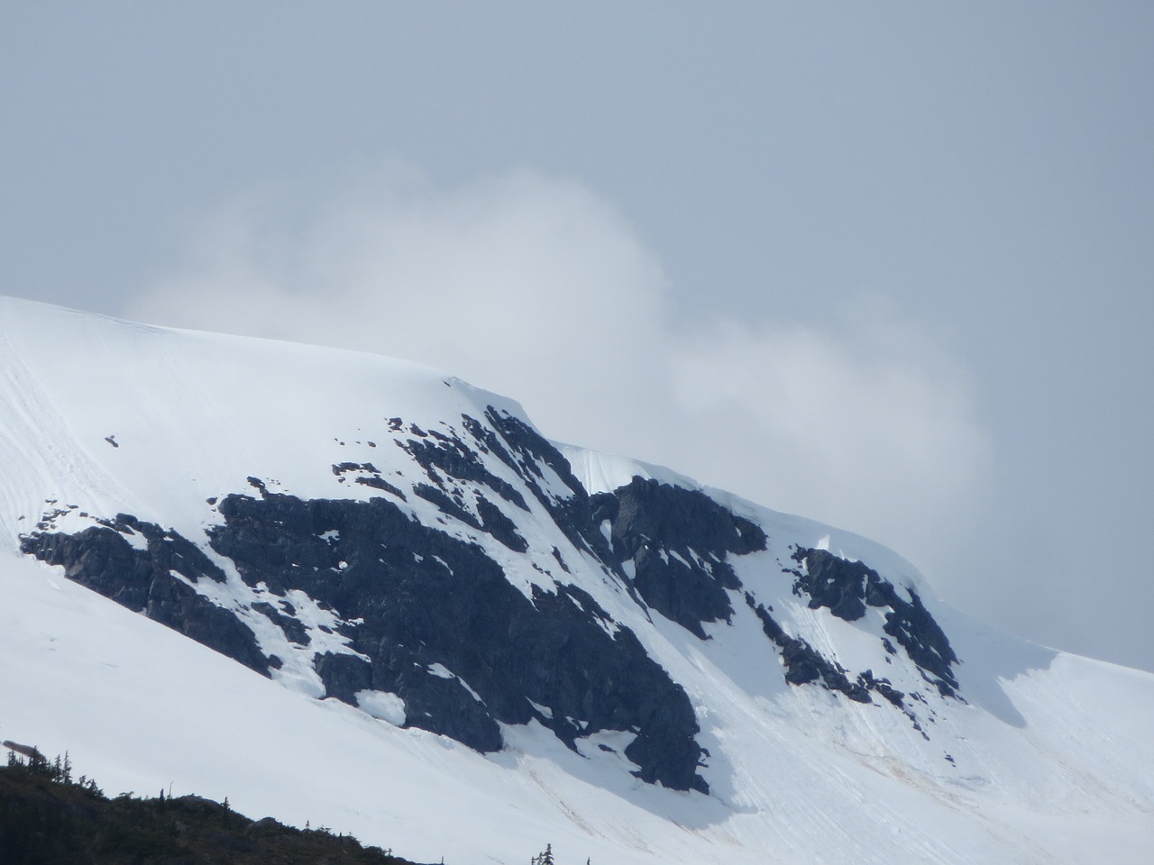 mountain snow landscape free photo