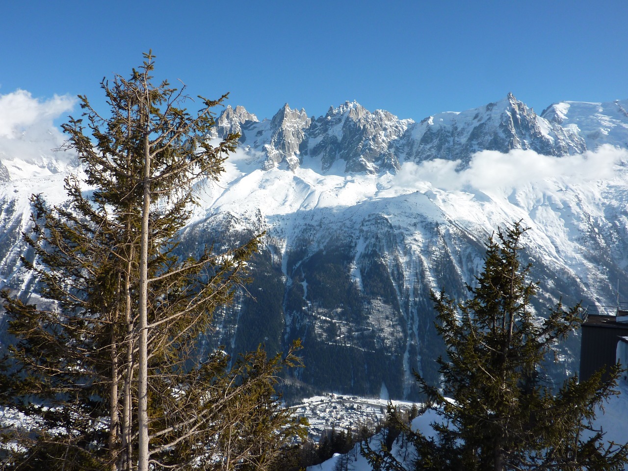 mountain alps snow free photo