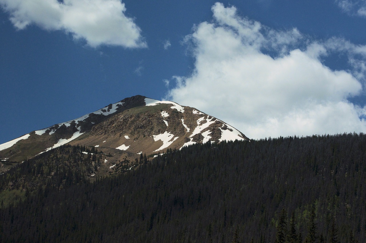 mountain snow landscape free photo