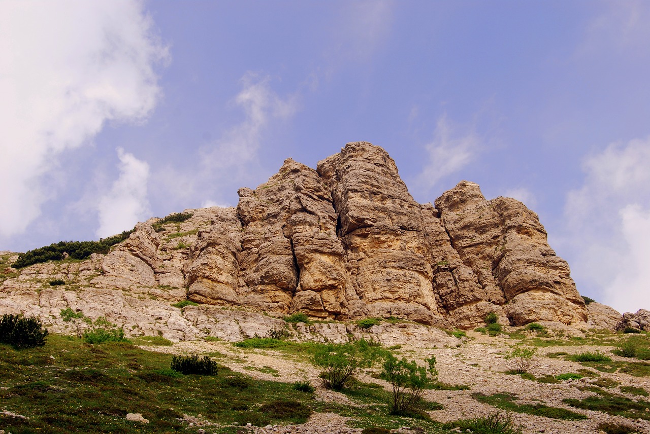mountain dolomites rock free photo