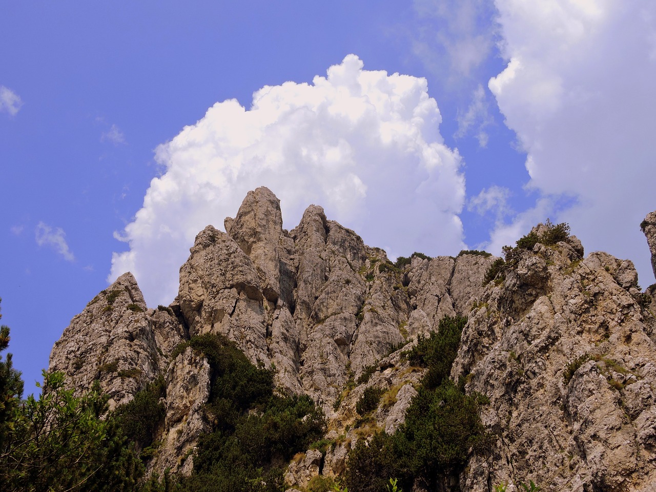 mountain cloud dolomites free photo