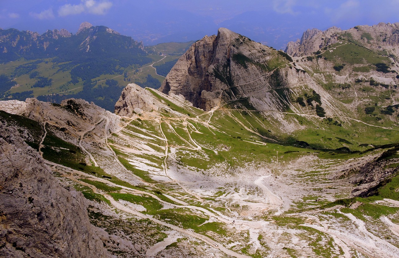 mountain trail hiking free photo