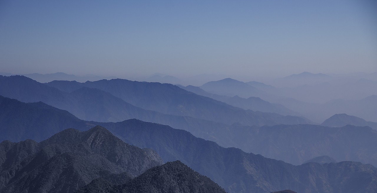 mountain morning mist free photo