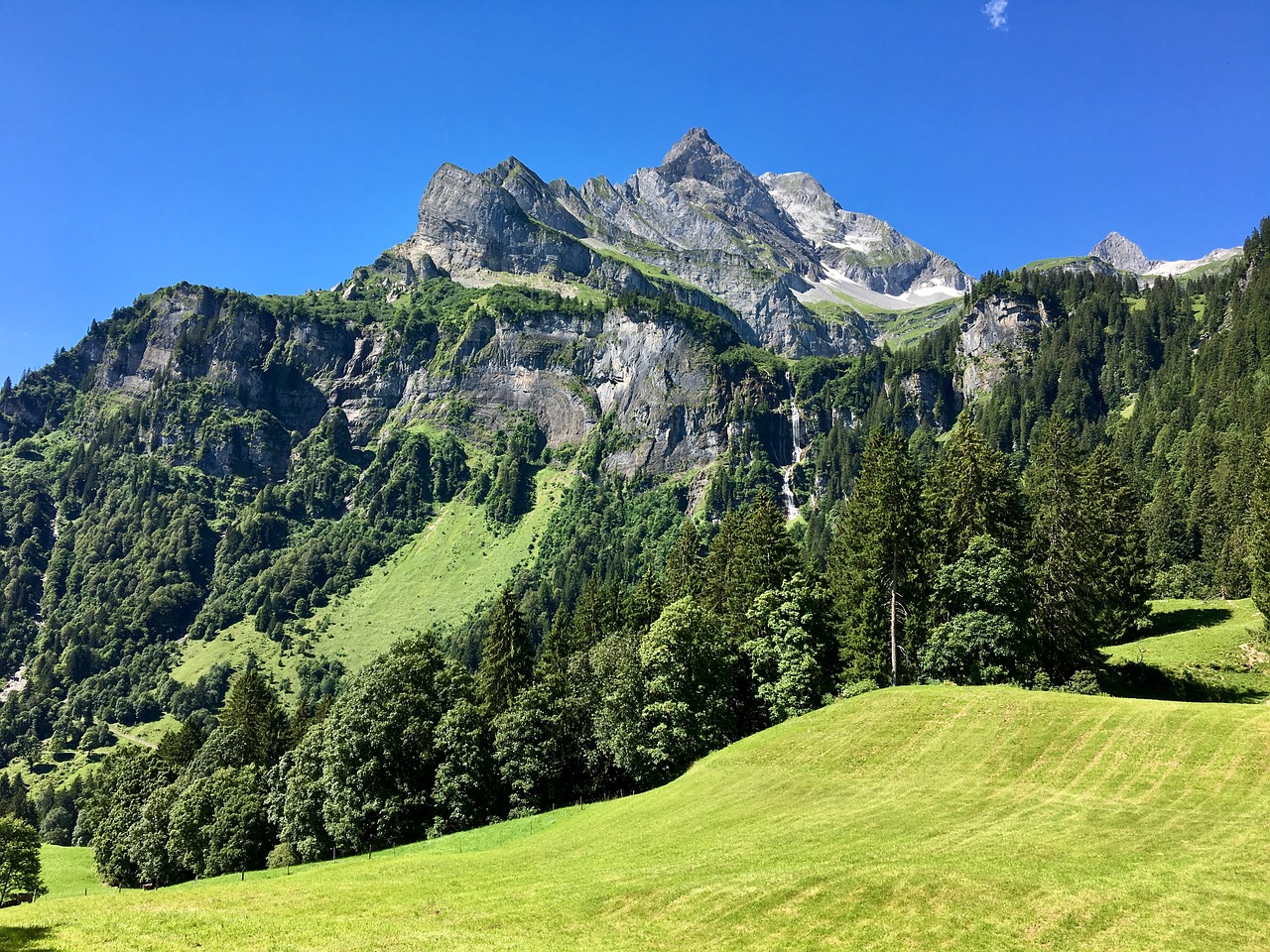 mountain landscape glarus free photo