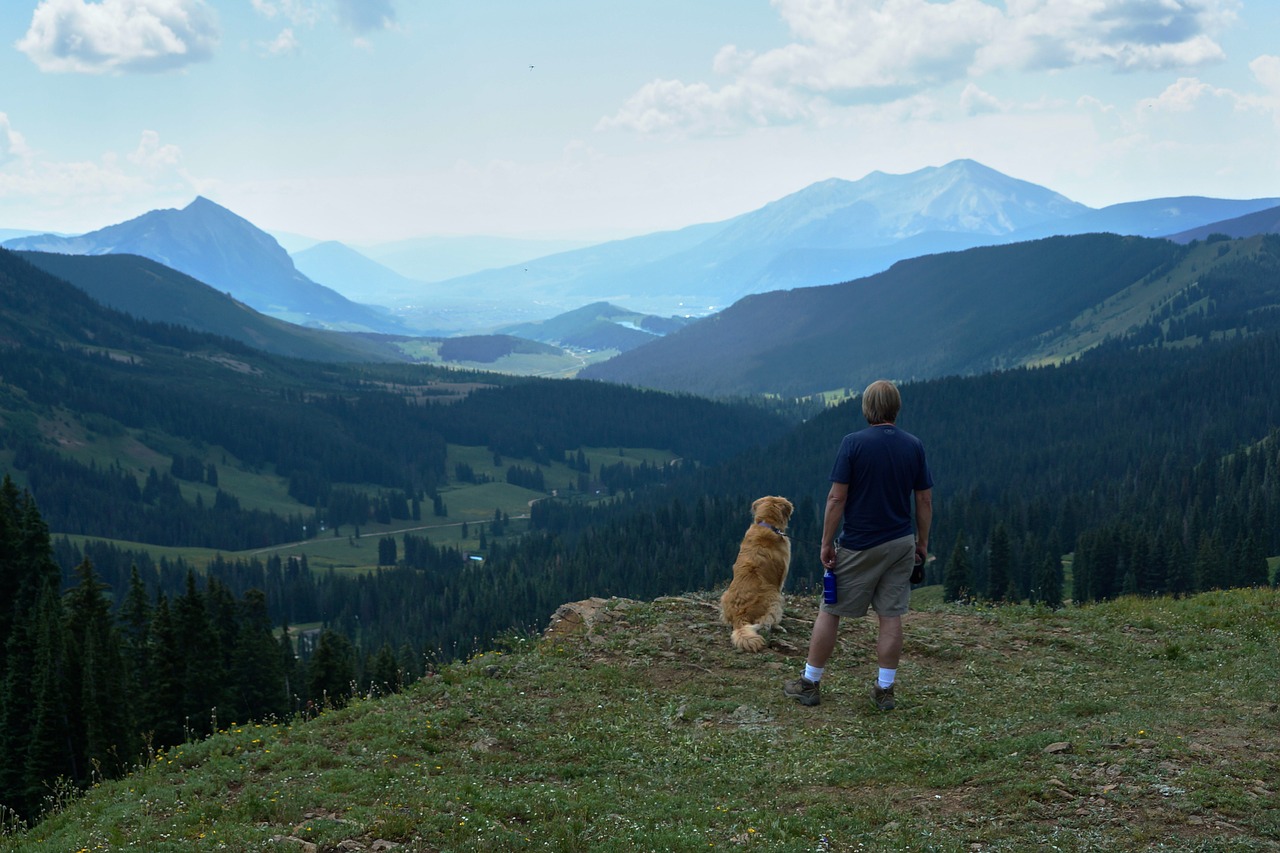 mountain view hike free photo