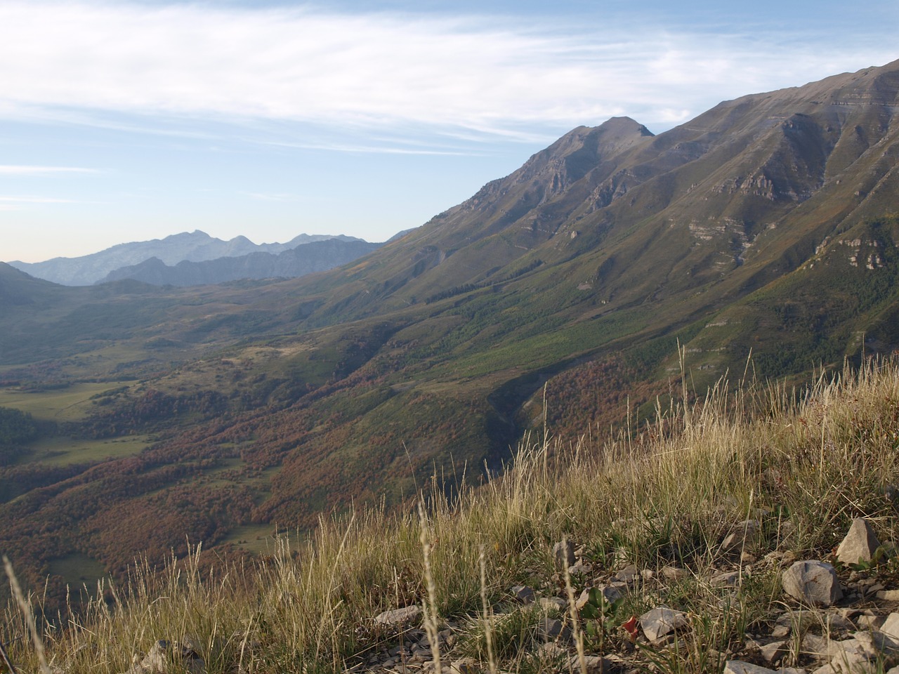 mountain landscape horizon free photo