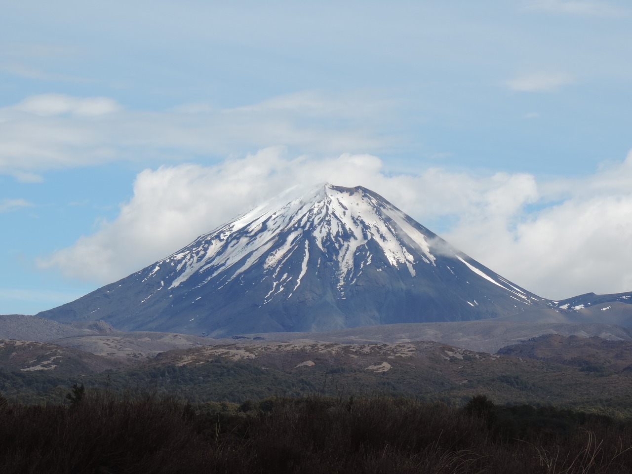 mountain volcano landscape free photo