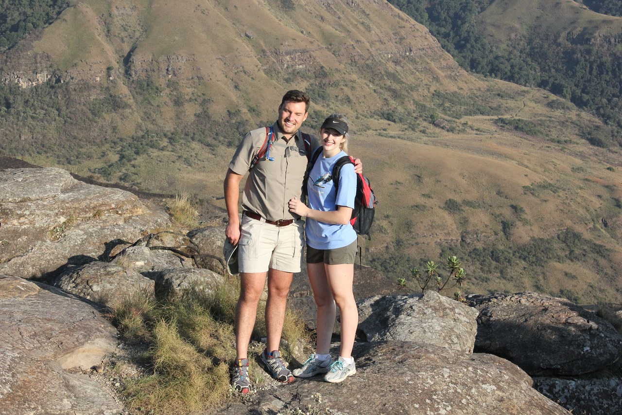 mountain couple south africa free photo