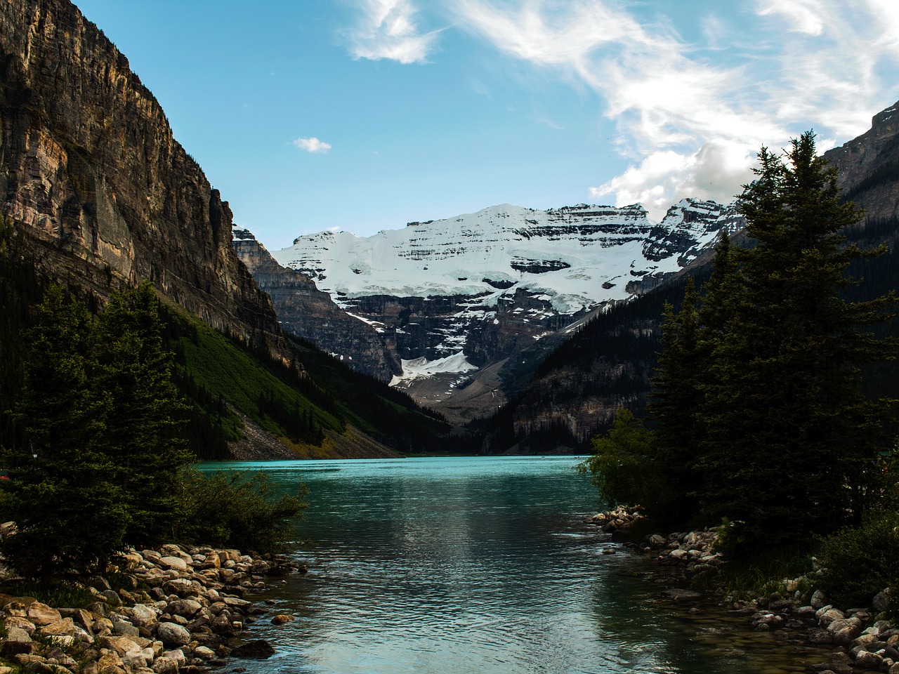 mountain lake landscape free photo