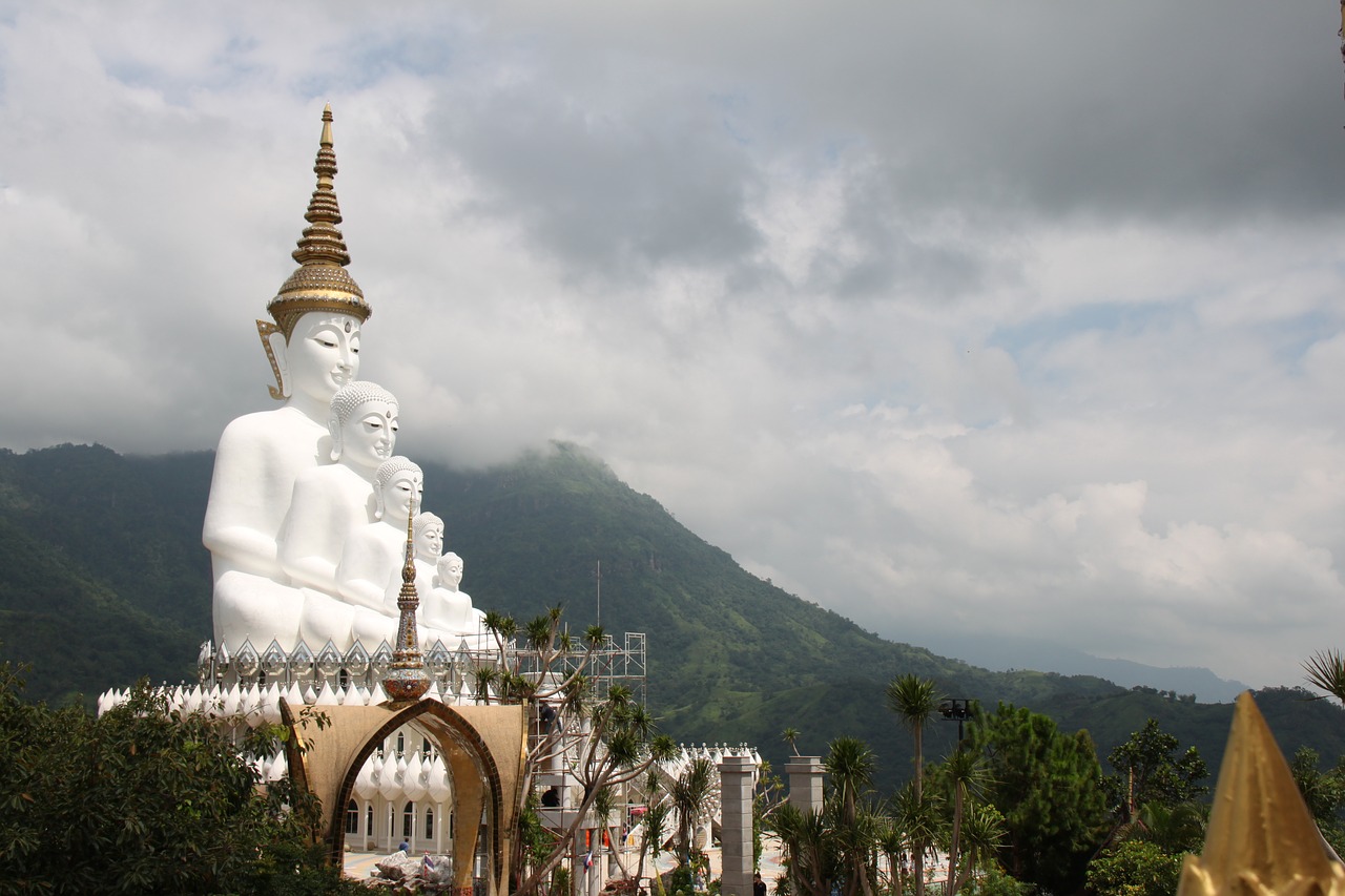 mountain temple buddha free photo