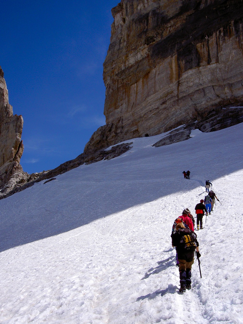 mountain snow mountaineering free photo