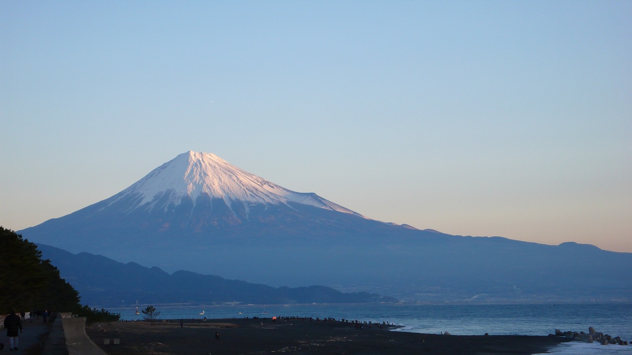 mountain mt fuji japan free photo