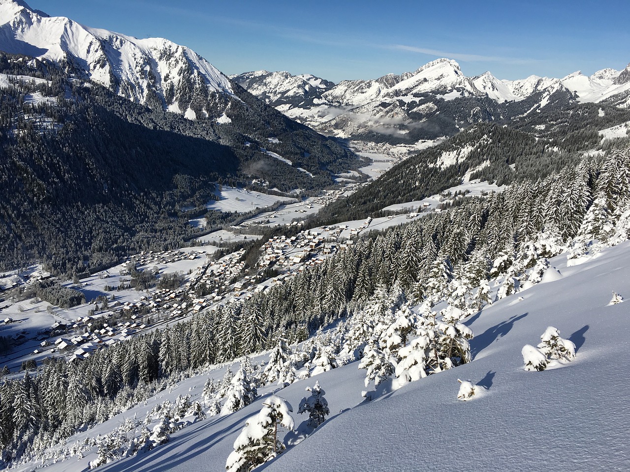 mountain switzerland ski free photo