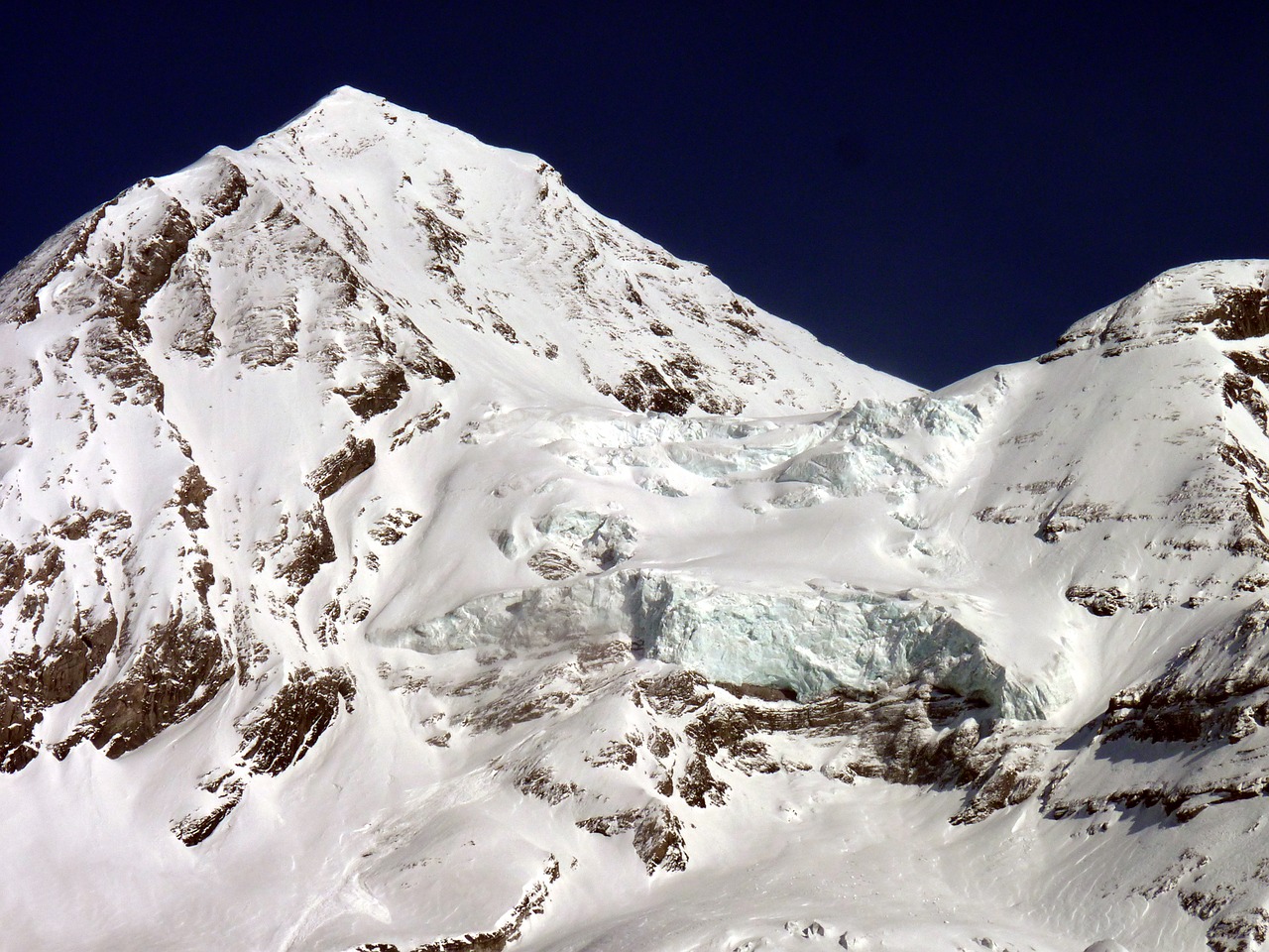 mountain snow ice free photo