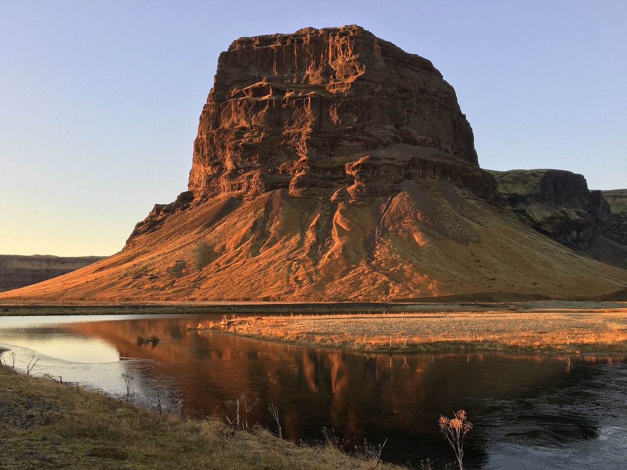 mountain iceland nature free photo