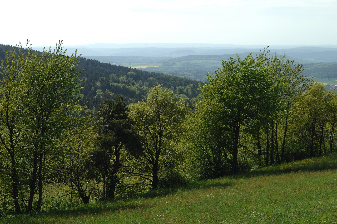 mountain view rhön free photo