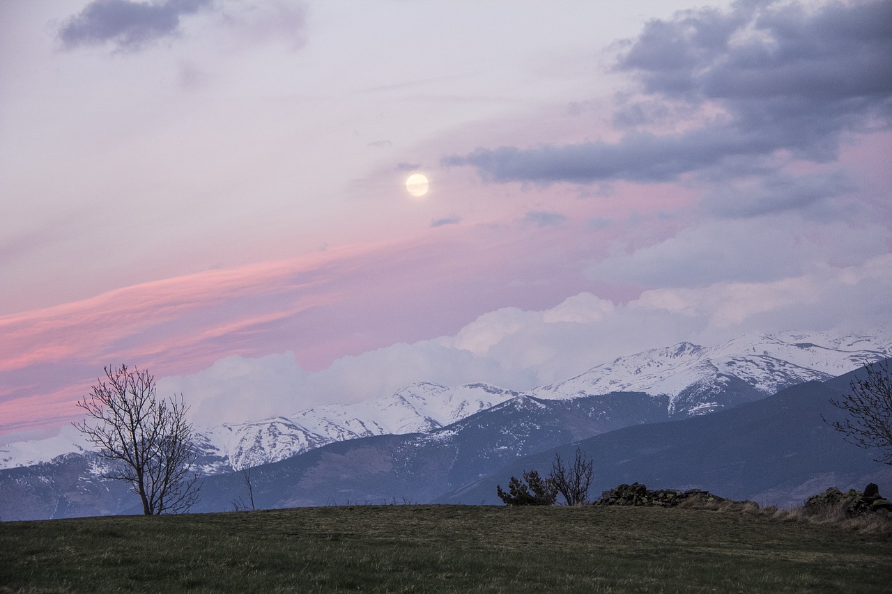 mountain snow landscape free photo