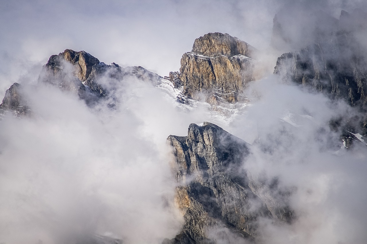 mountain cloud landscape free photo