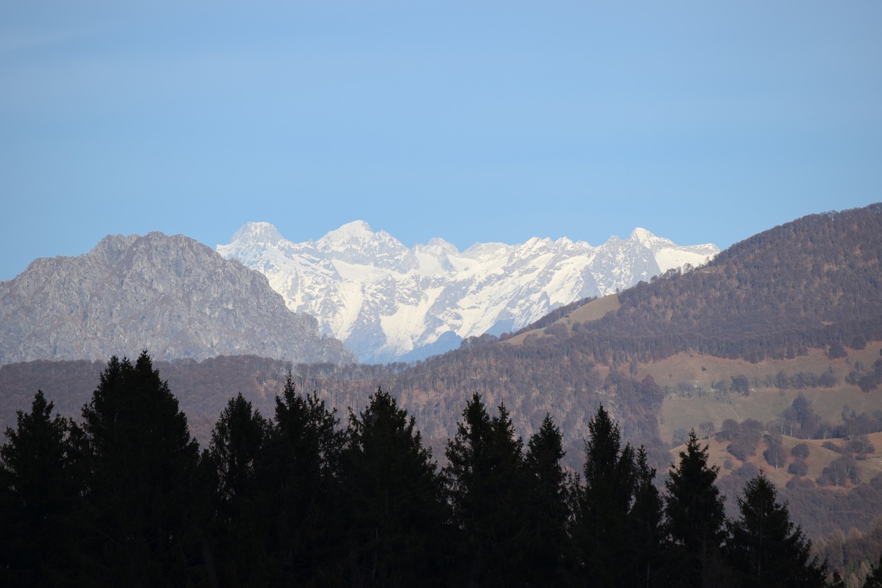 mountain snow snowy mountain free photo