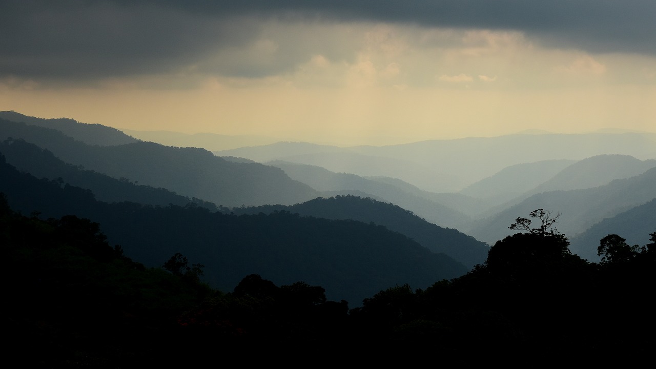 mountain sunlight landscape free photo