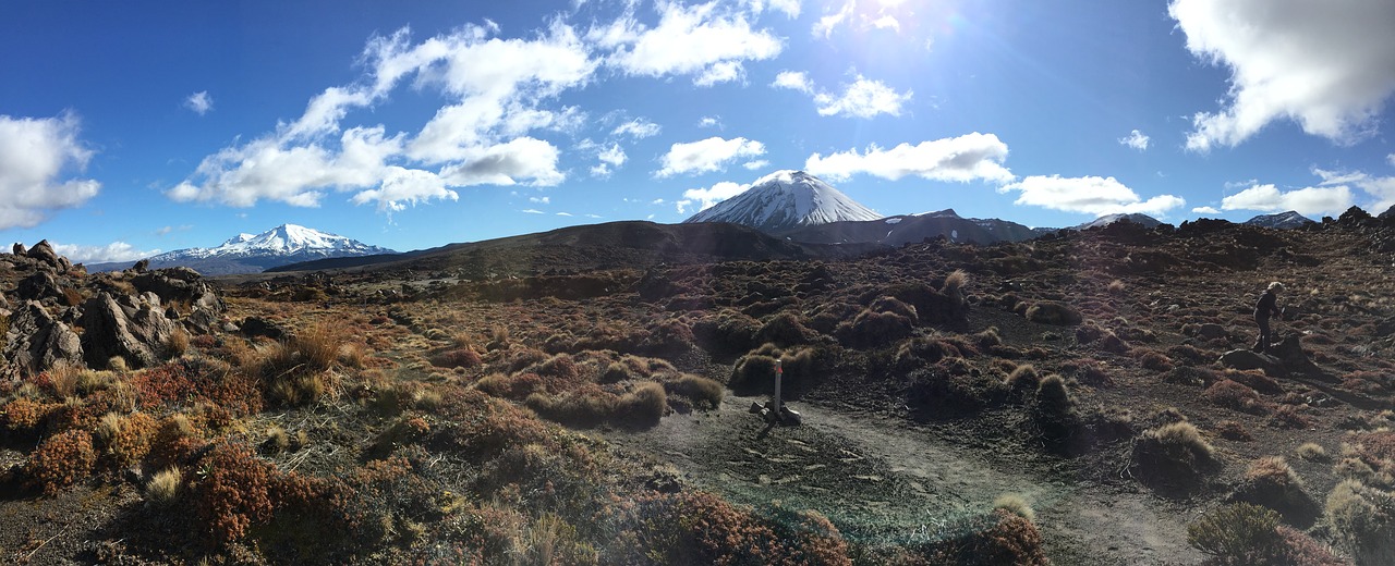 mountain sky blue free photo