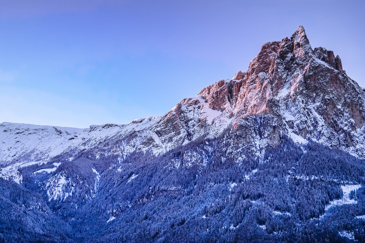 mountain winter snow free photo