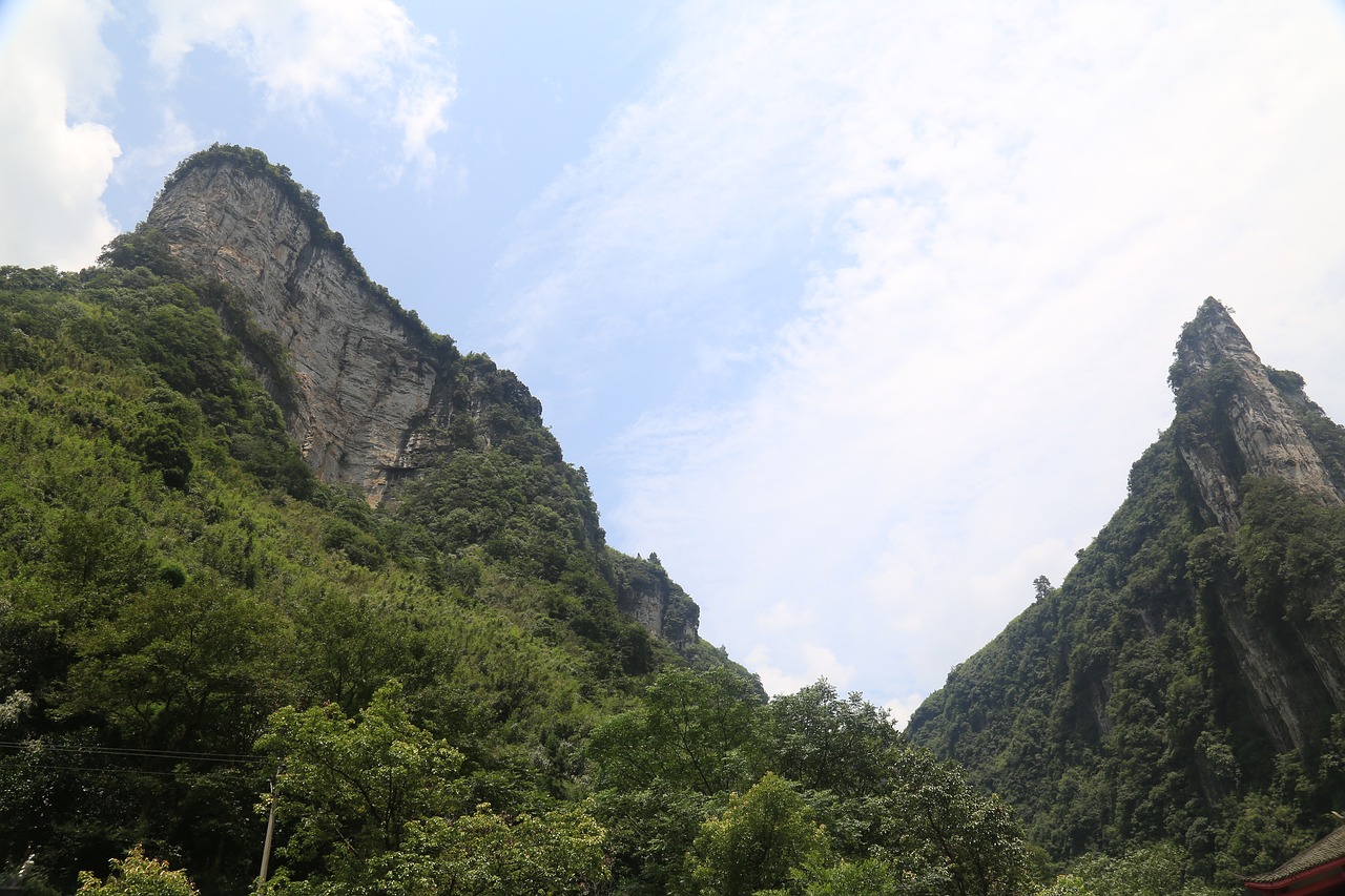 mountain in western hunan the vast free photo