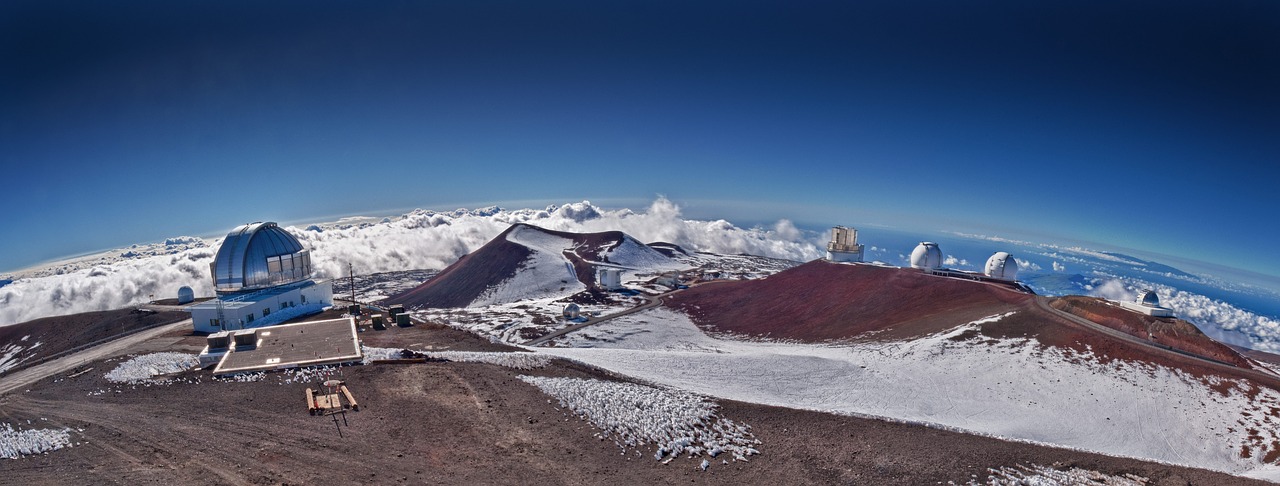 mountain telescope hawaii free photo