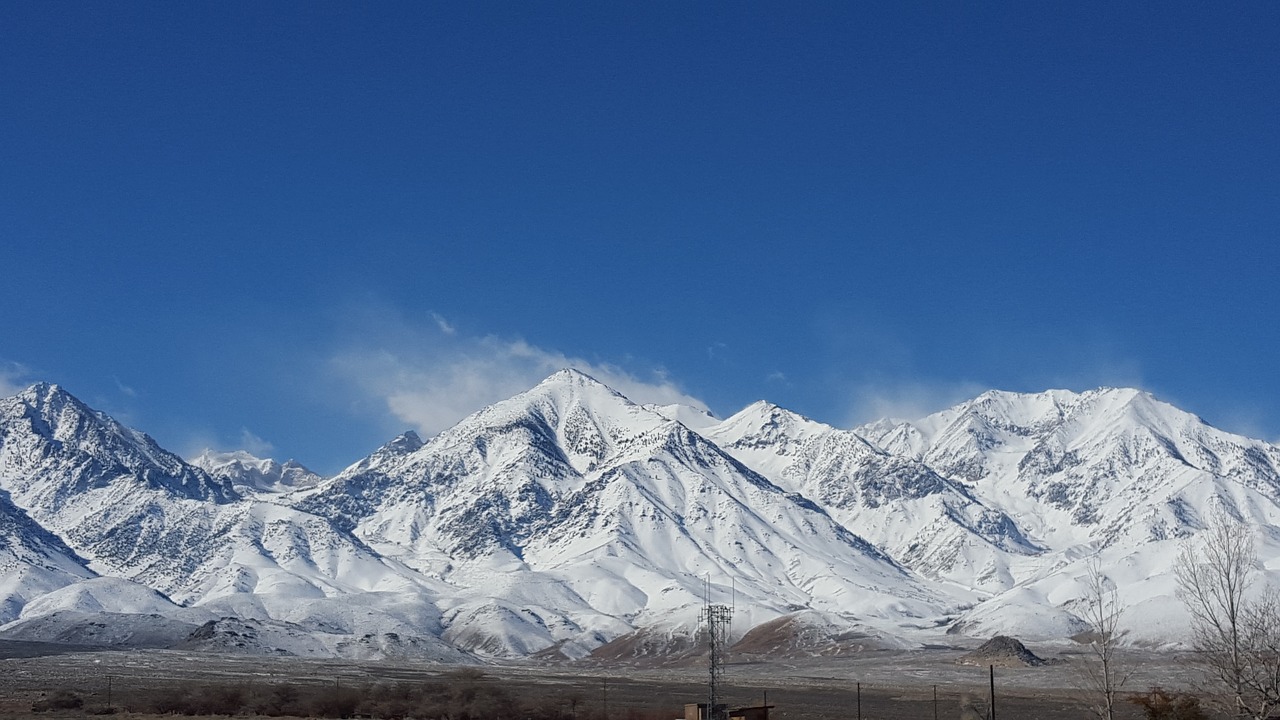 mountain mammoth snow free photo