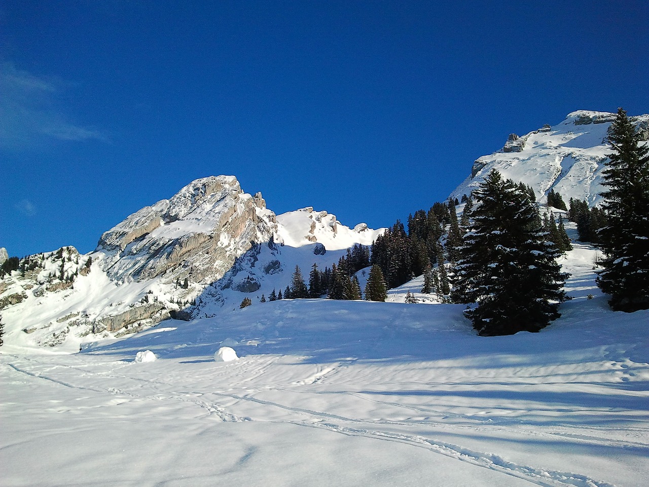 mountain snow winter free photo