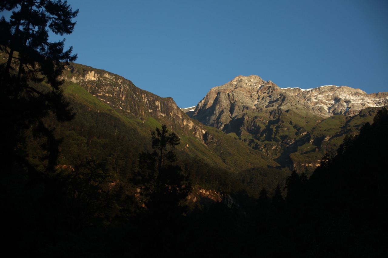 mountain the scenery sichuan free photo