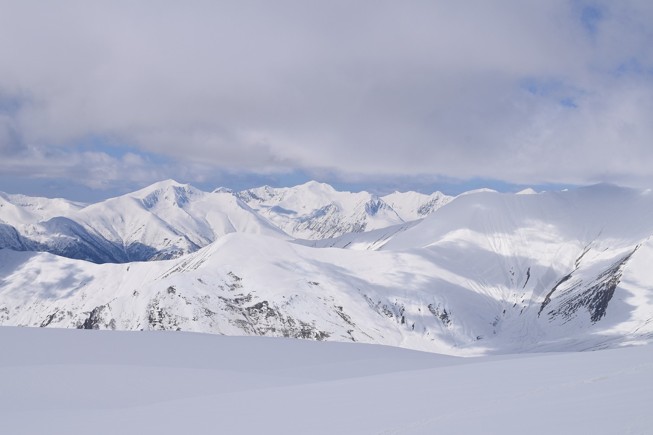 mountain snow winter free photo