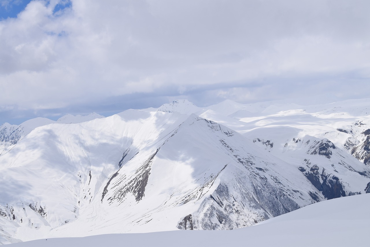 mountain snow winter free photo