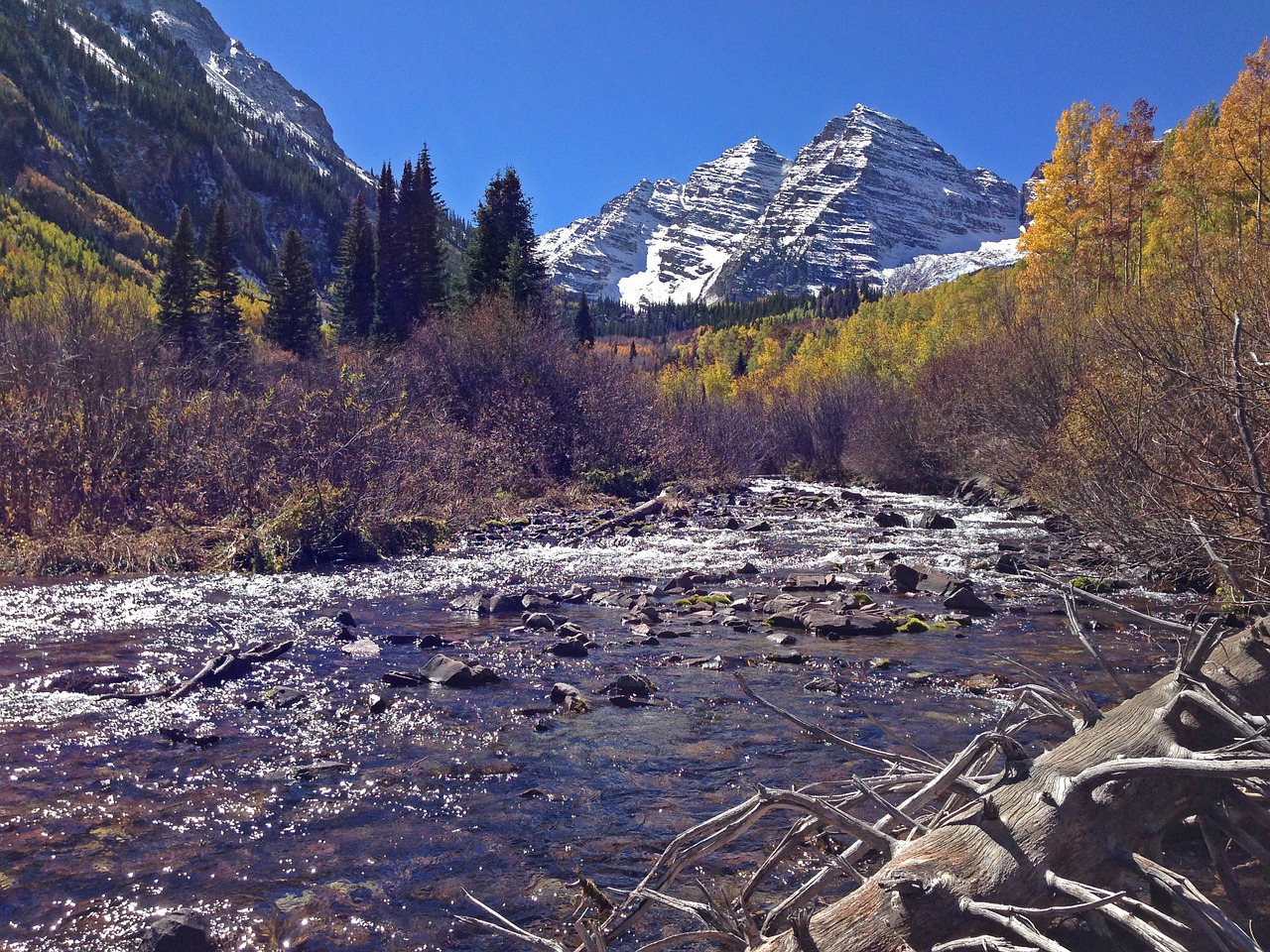 mountain stream river free photo