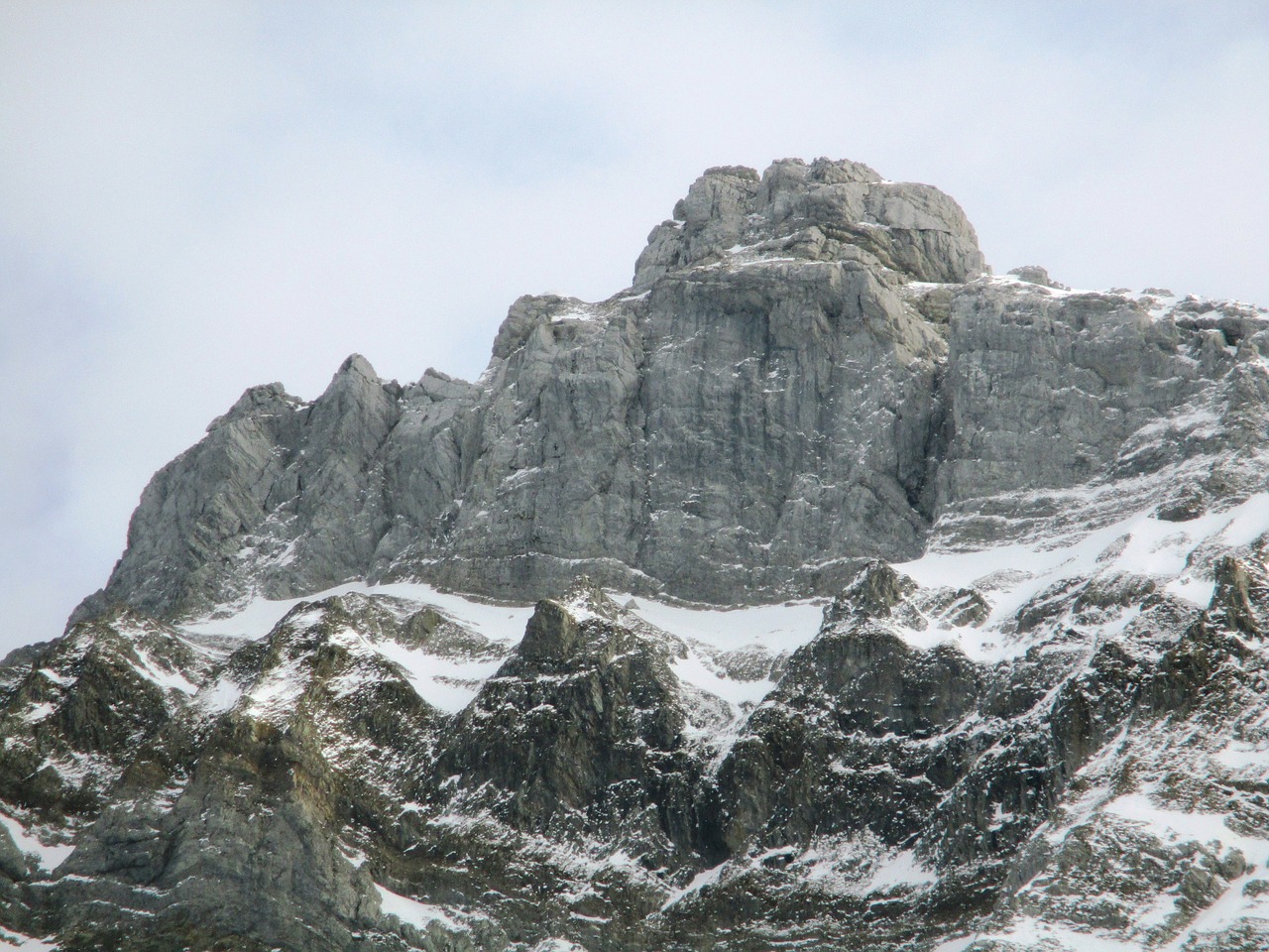 mountain switzerland snow free photo