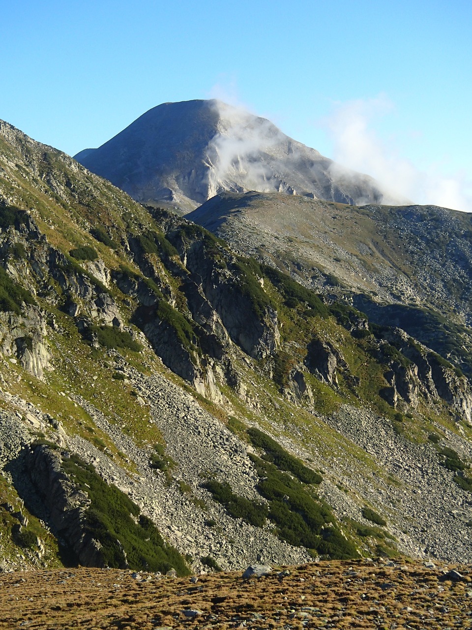 mountain hiking backpack free photo