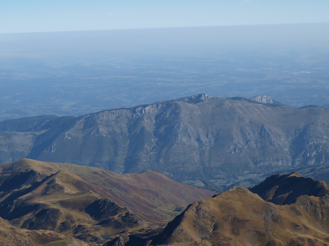 mountain south peak promenade free photo