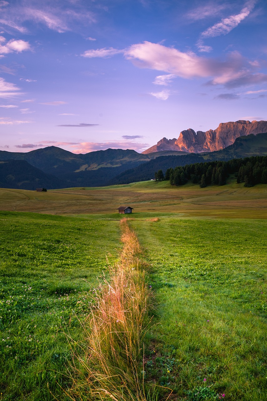 mountain highland cloud free photo