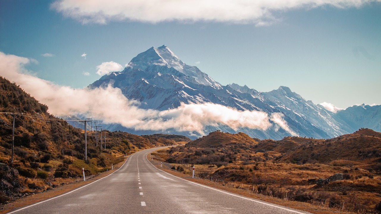 mountain highland clouds free photo