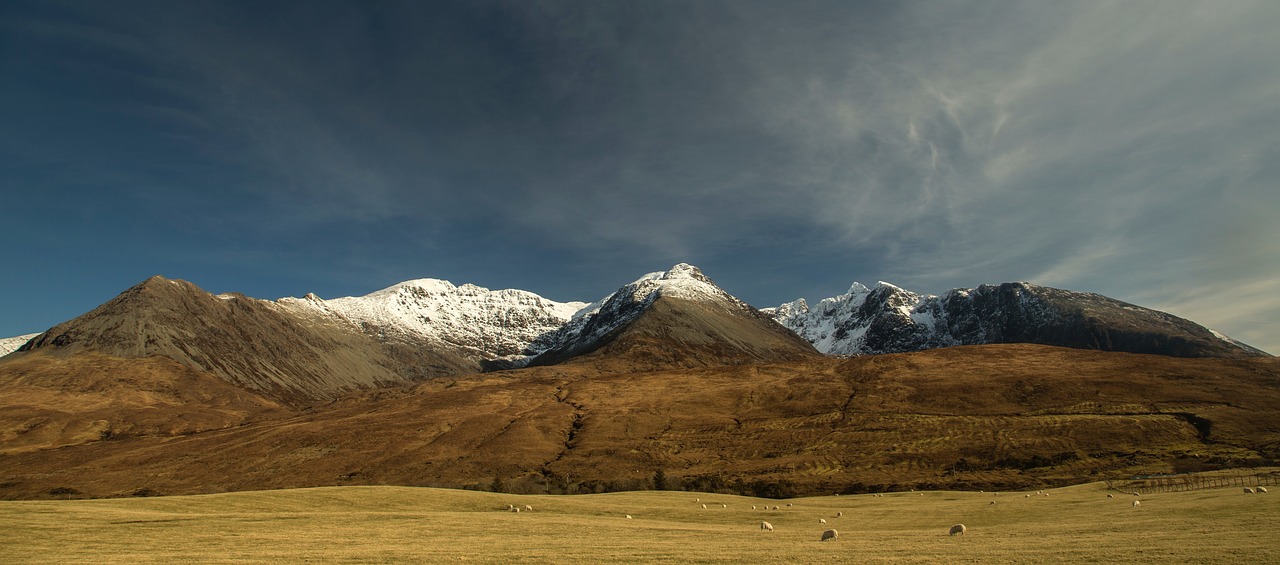 mountain highland cloudy free photo